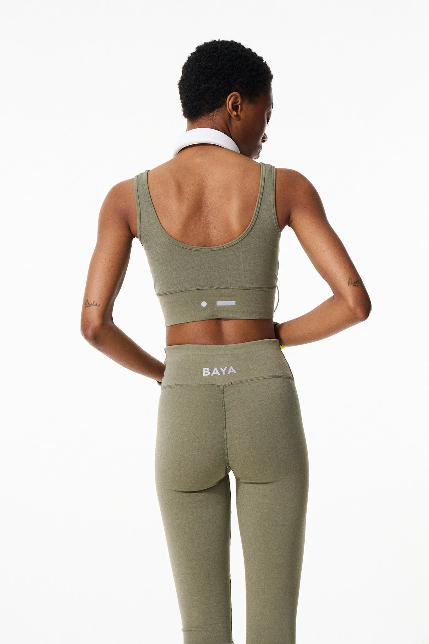 Σετ γυμναστικής Baya Chromatic | Washed Khaki