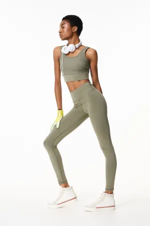 Σετ γυμναστικής Baya Chromatic | Washed Khaki