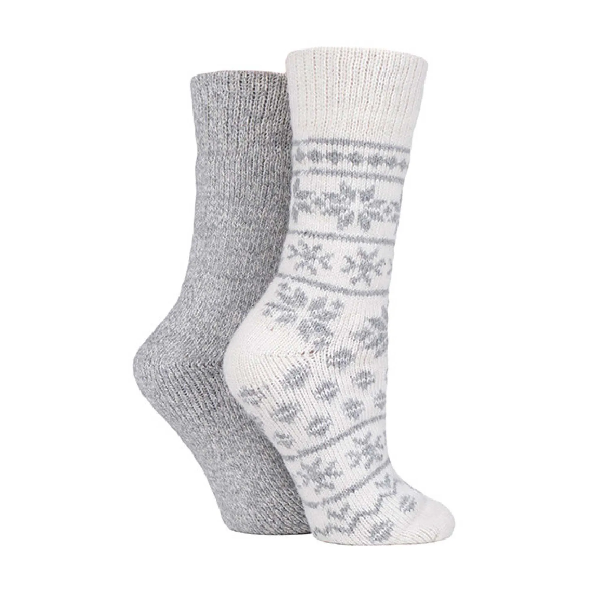 2 Pack Unisex Thick Heavy Winter Warm Wool Hiking Boot Socks