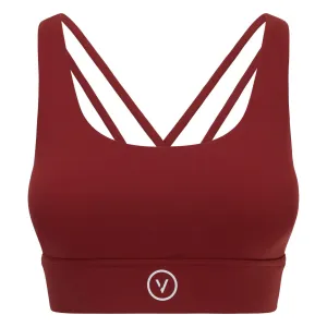 247 Sports Bra Red