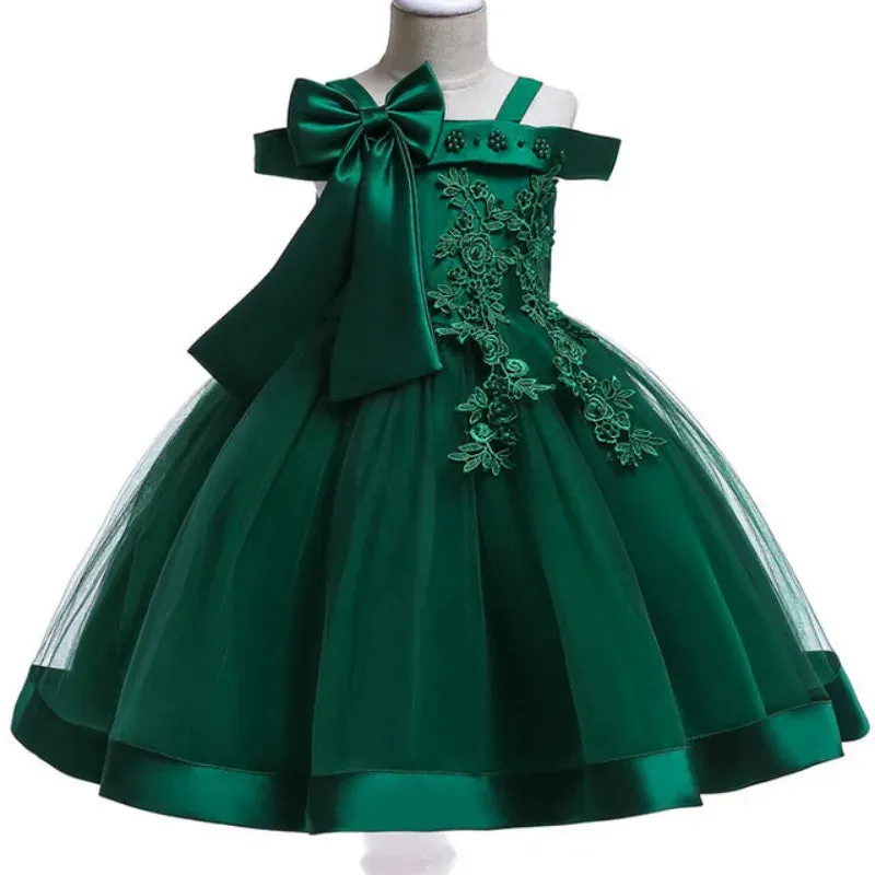 3-10 Years Kids Christmas Party Dresses For Girls