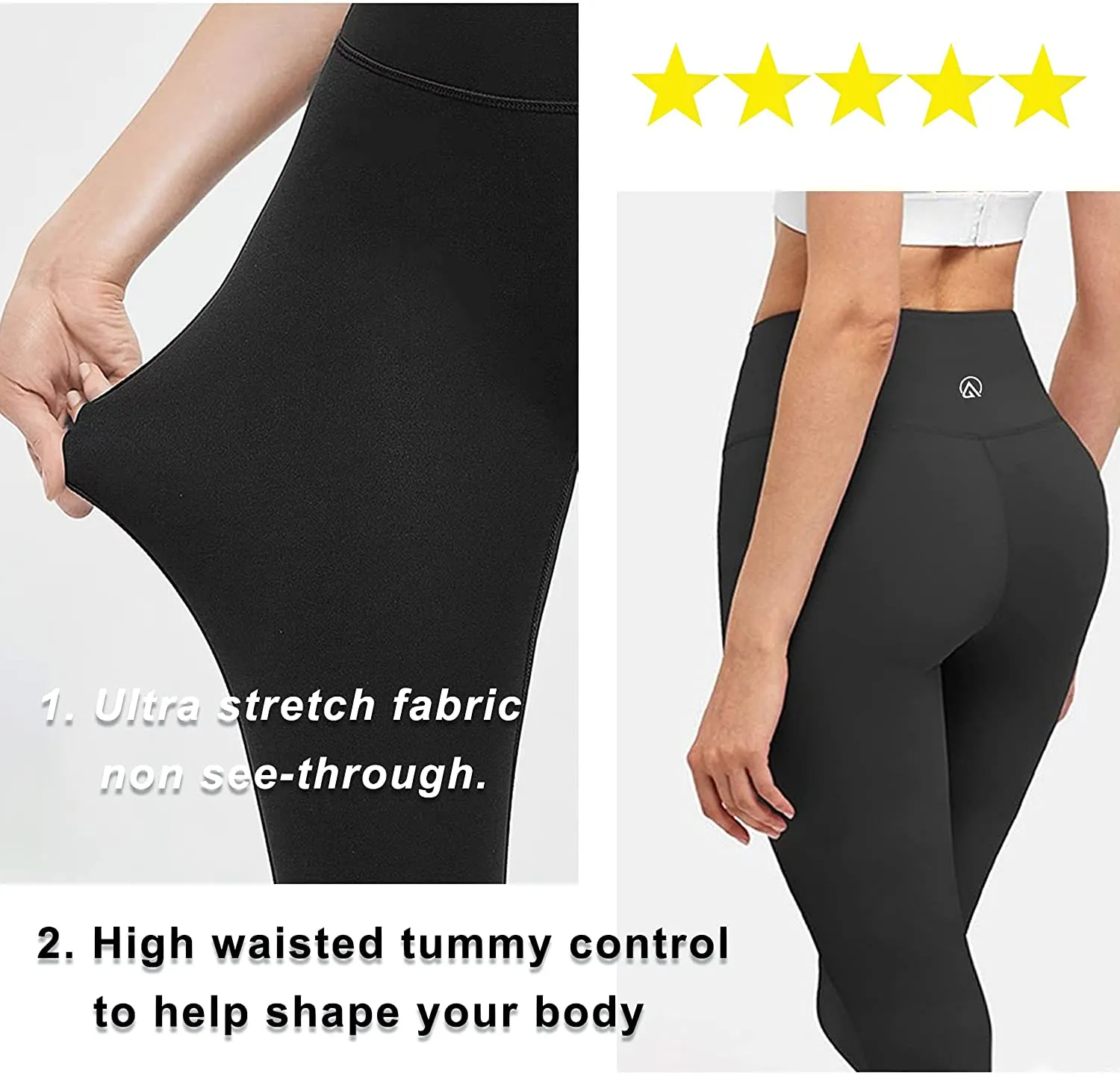 3 Pack Cool Set High Waisted Leggings for Women