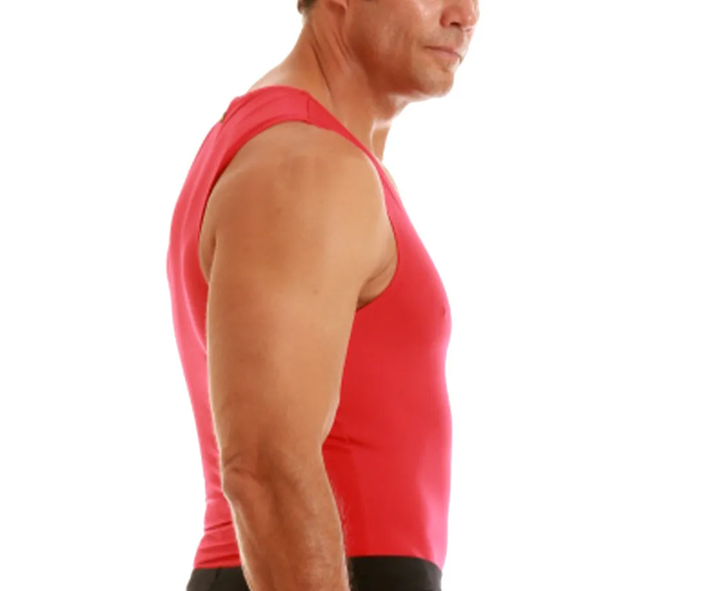 3-Pack Insta Slim Activewear Compression Muscle Tank Shirt MA0003BT by InstantFigure - InstaSlim - InstantRecoveryMD