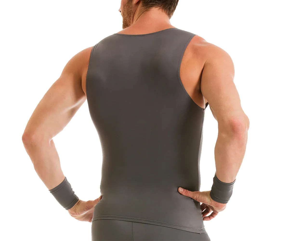 3-Pack Insta Slim Activewear Compression Muscle Tank Shirt MA0003BT by InstantFigure - InstaSlim - InstantRecoveryMD