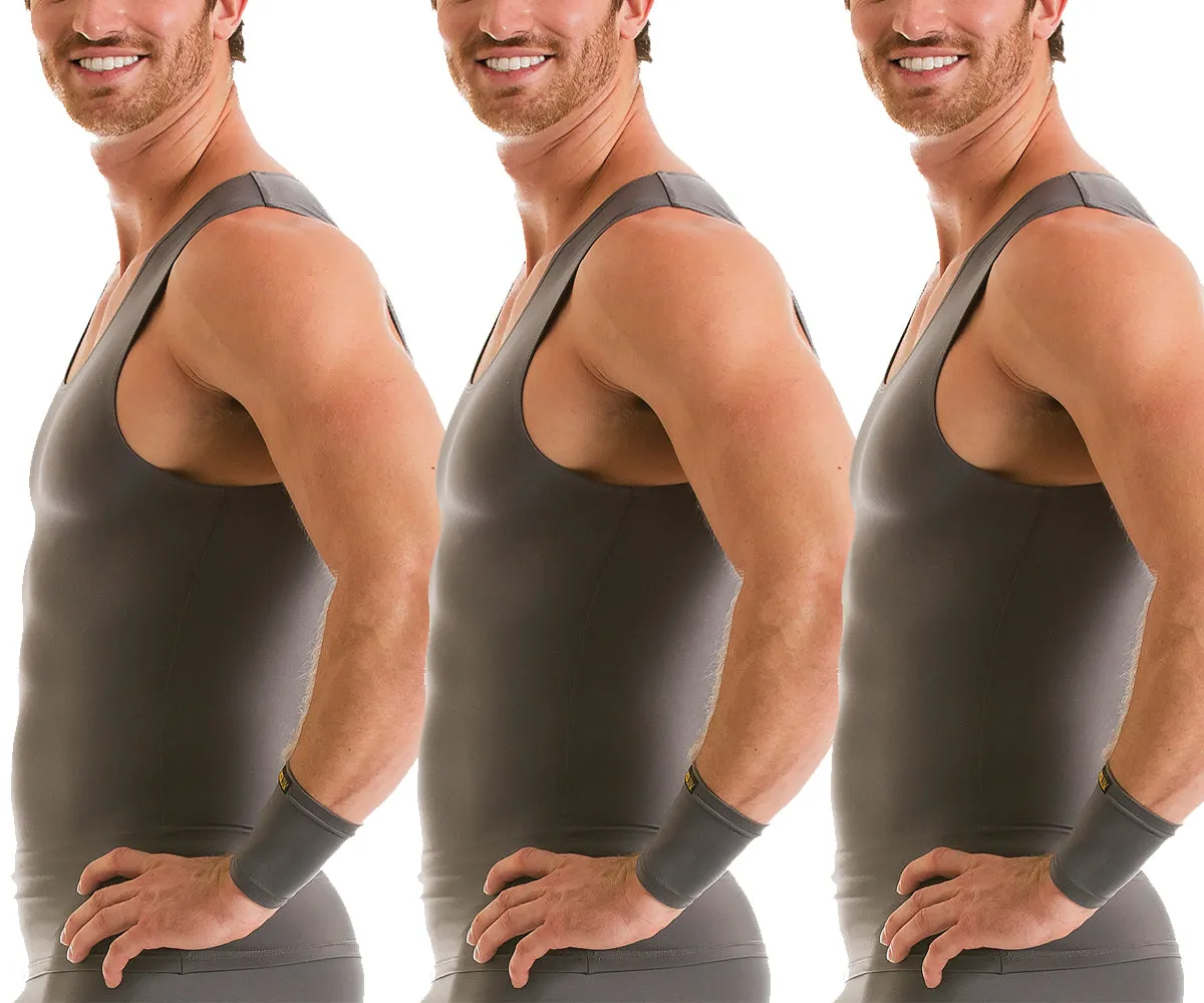 3-Pack Insta Slim Activewear Compression Muscle Tank Shirt MA0003BT by InstantFigure - InstaSlim - InstantRecoveryMD
