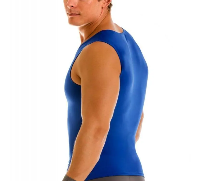 3-Pack Insta Slim Activewear Compression Muscle Tank Shirt MA0003BT by InstantFigure - InstaSlim - InstantRecoveryMD