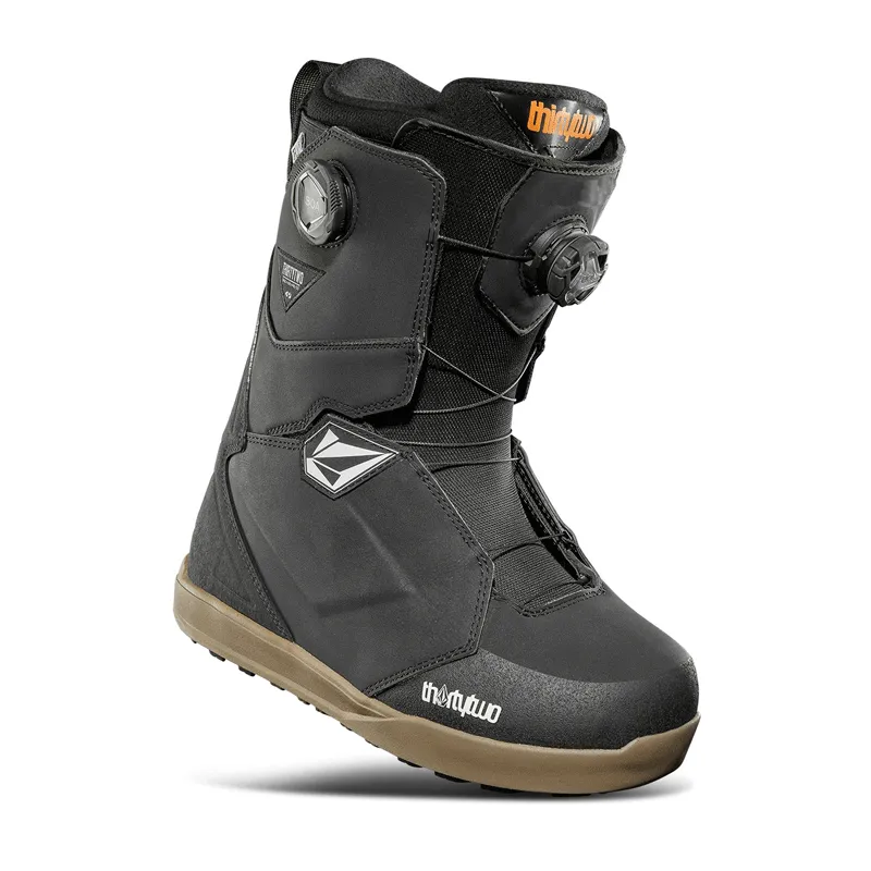 32 (ThirtyTwo) - Lashed Double Boa X Volcom Boots - Black/Gum NEW FOR 2025 SALE