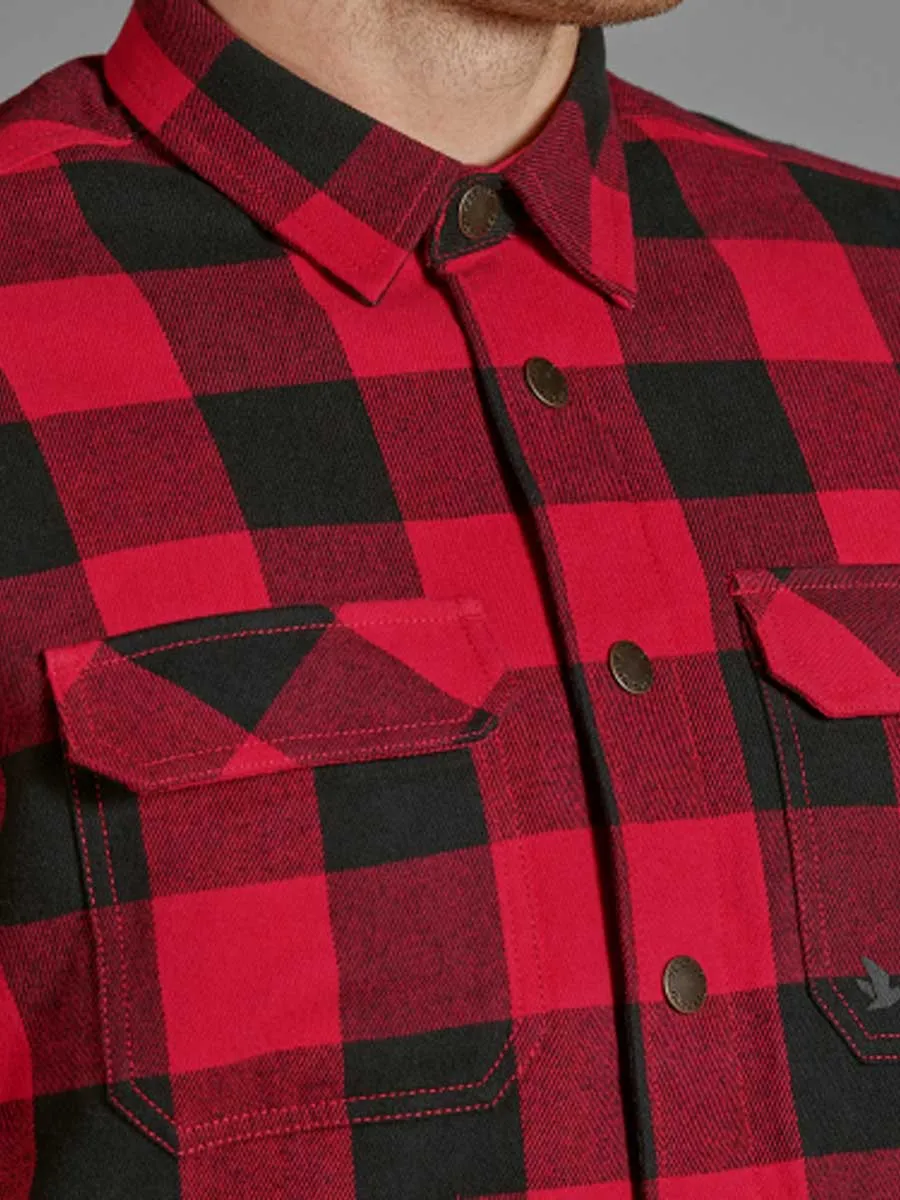 40% OFF SEELAND Canada Shirt - Mens - Red Check - Size: Medium