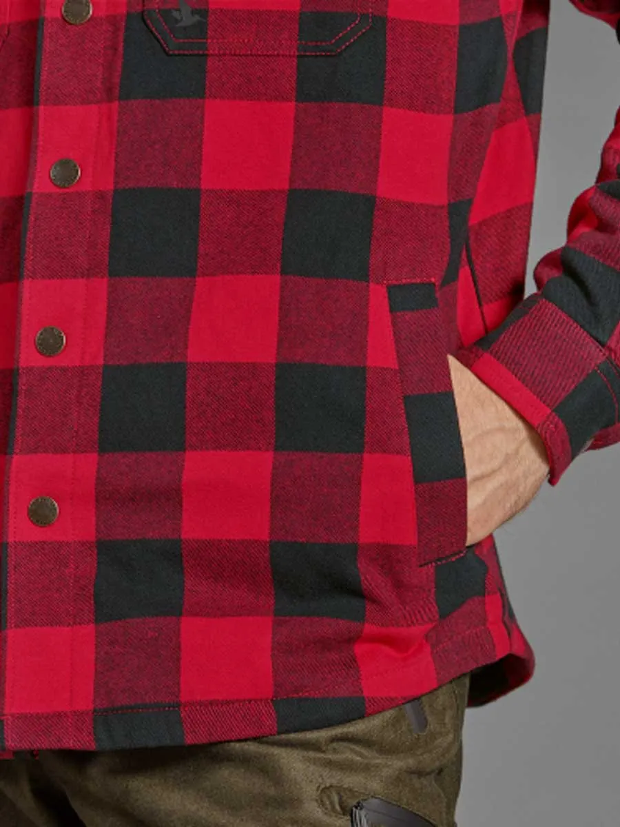 40% OFF SEELAND Canada Shirt - Mens - Red Check - Size: Medium