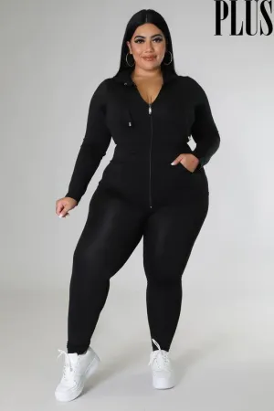 ACTIVEWEAR ZIP UP HOODIE AND LEGGING SET | CURVY |