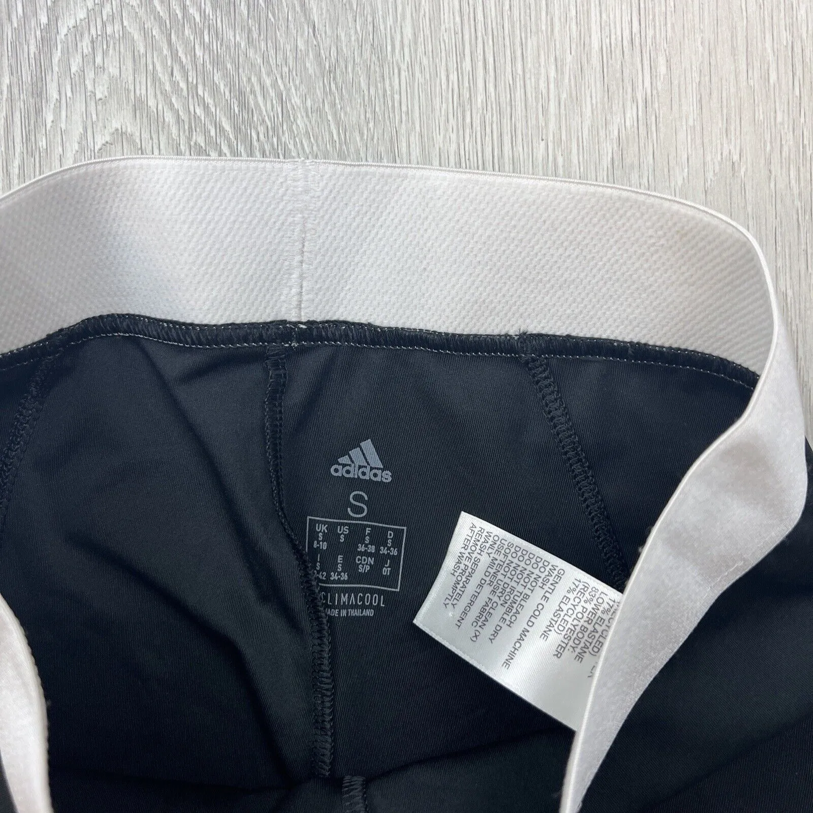 adidas Womens Black Activewear Leggings Size Small
