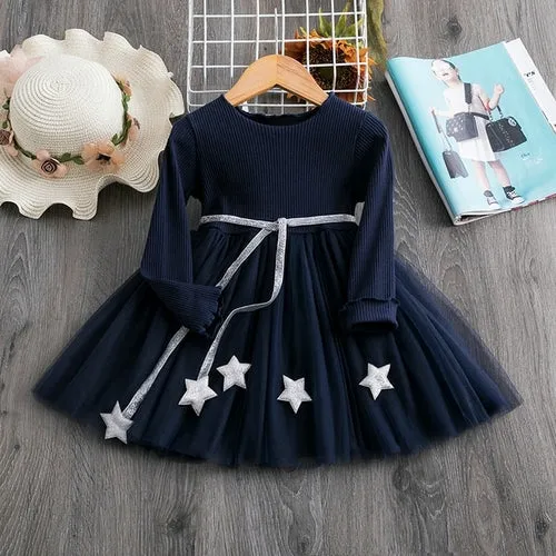 Adorable Polka Dot Party: Fall Tulle Dresses for Girls - Evening and Costume Wear