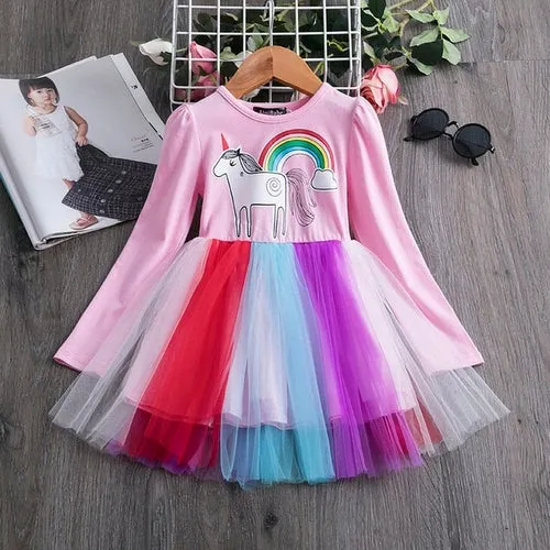 Adorable Polka Dot Party: Fall Tulle Dresses for Girls - Evening and Costume Wear
