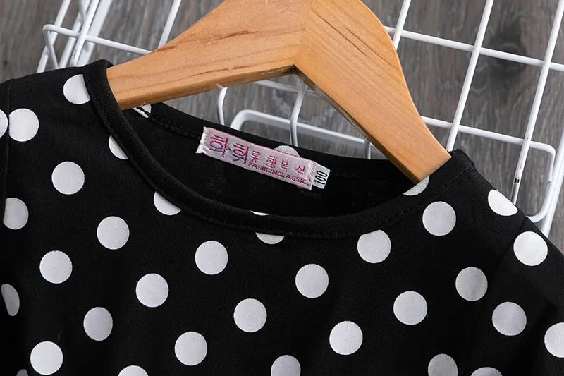 Adorable Polka Dot Party: Fall Tulle Dresses for Girls - Evening and Costume Wear