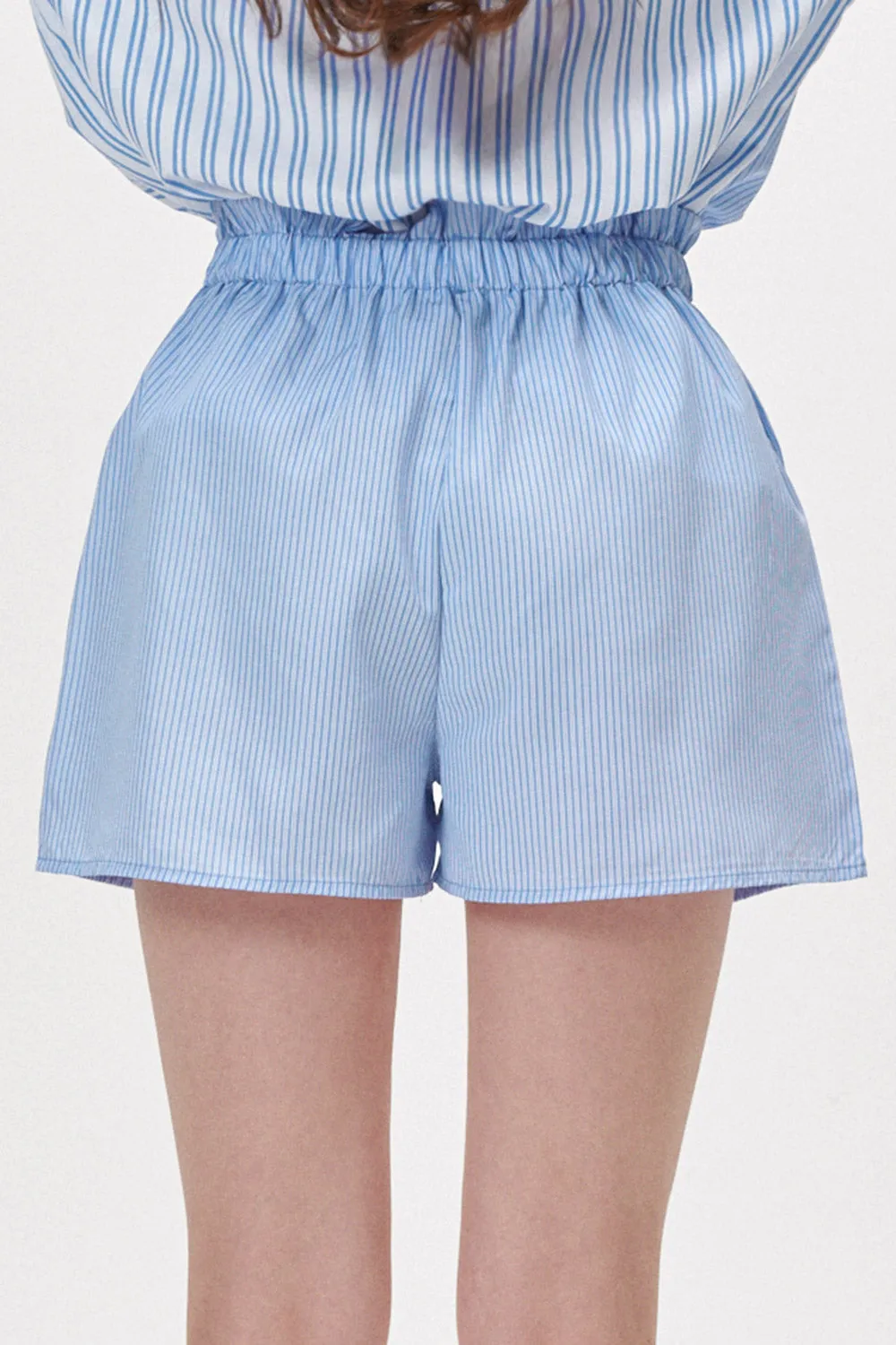 Alex Striped Shirt and Short Set