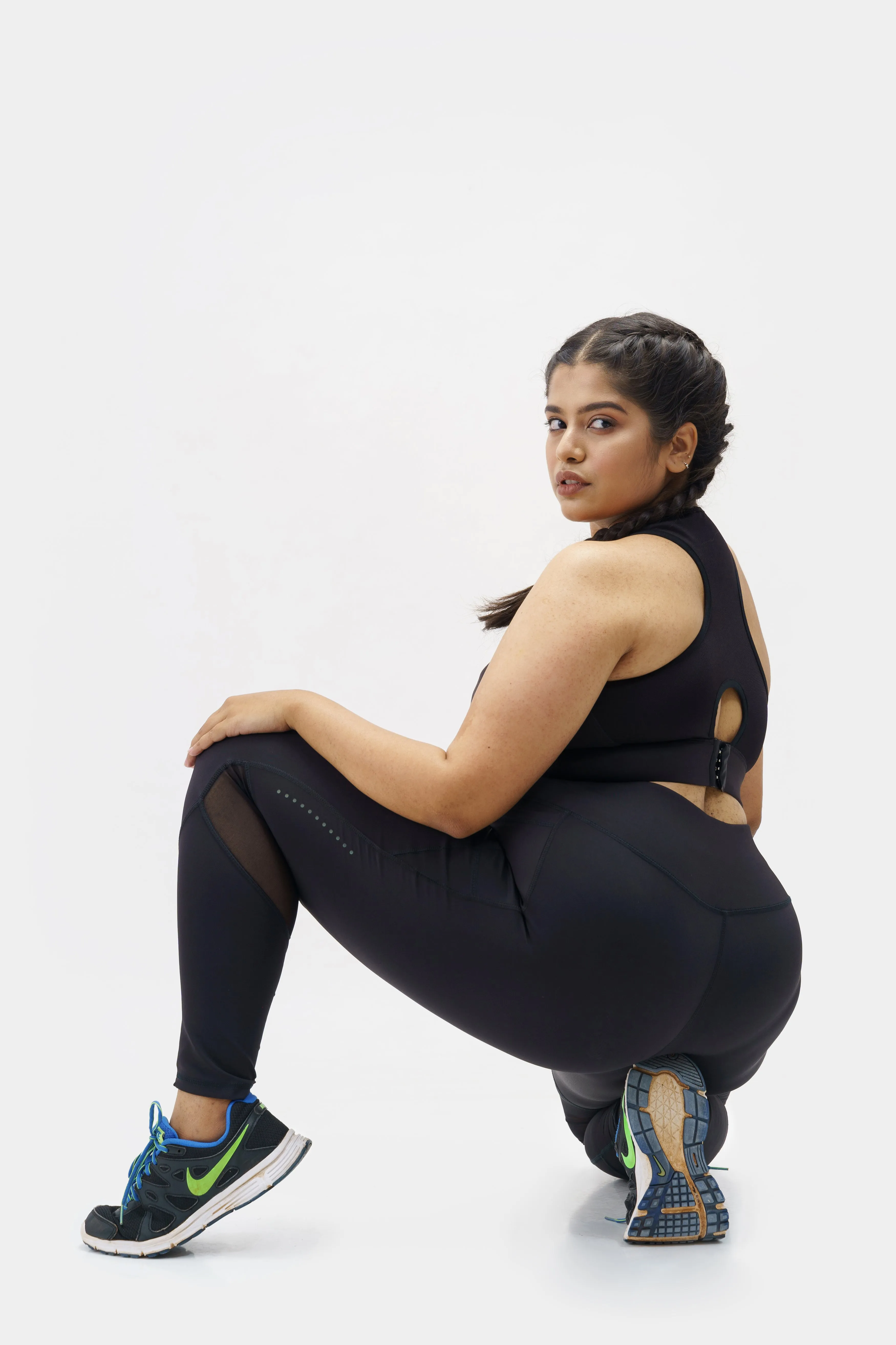 All Eyes On Me Leggings- Black