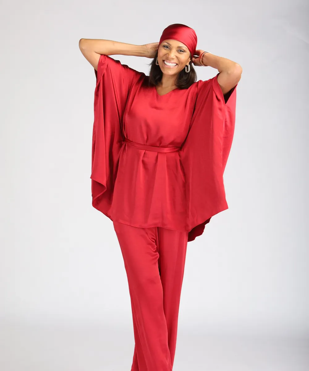 Alma Tunic - Crimson