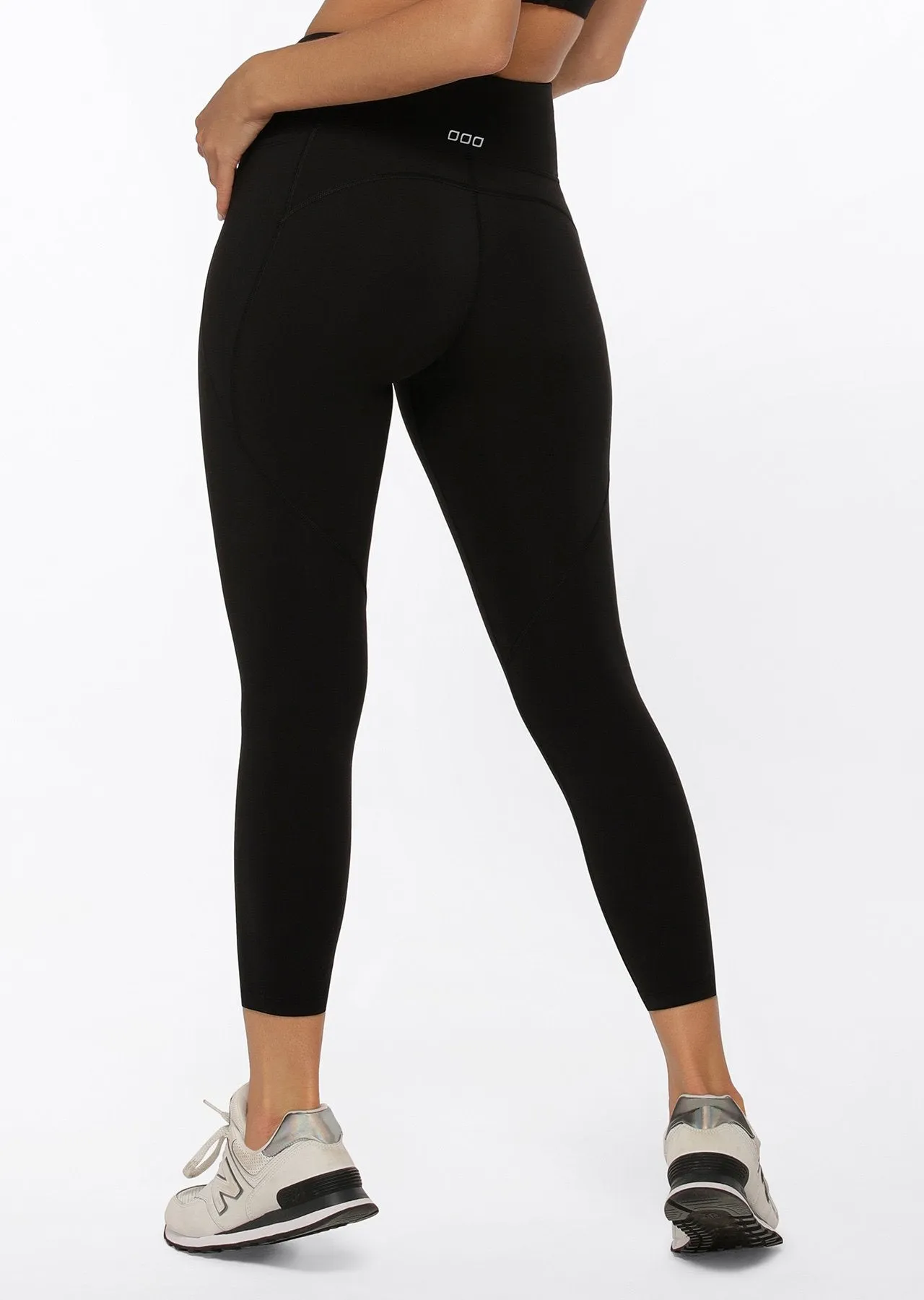 Amy Phone Pocket Ankle Biter Tech Leggings - Black