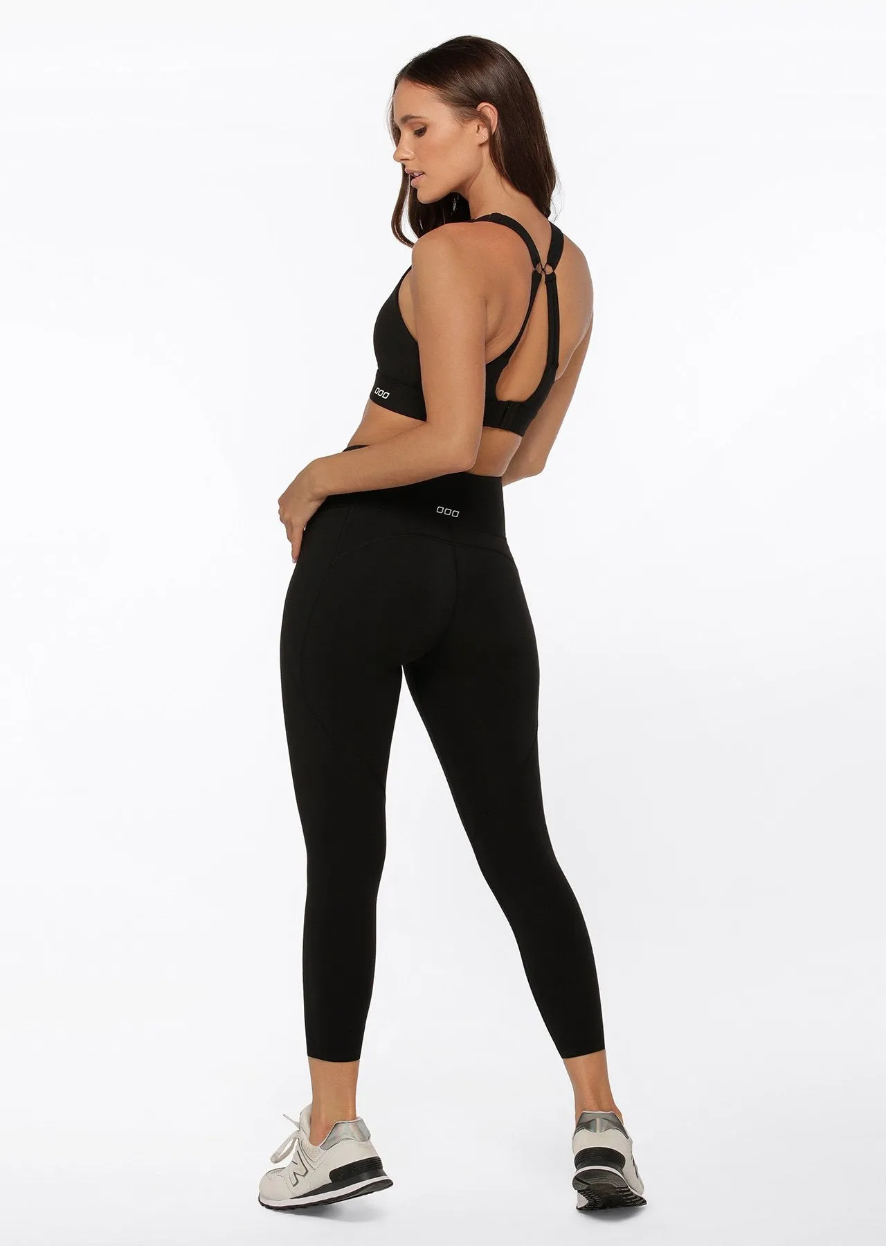 Amy Phone Pocket Ankle Biter Tech Leggings - Black