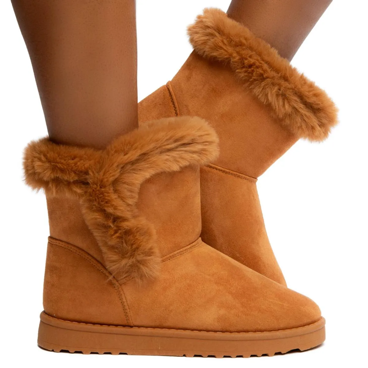Ariana Faux Fur Booties