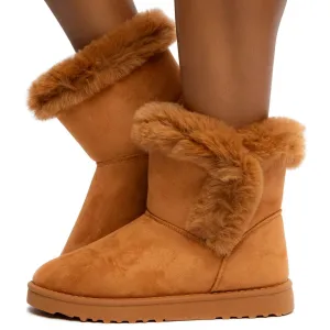 Ariana Faux Fur Booties