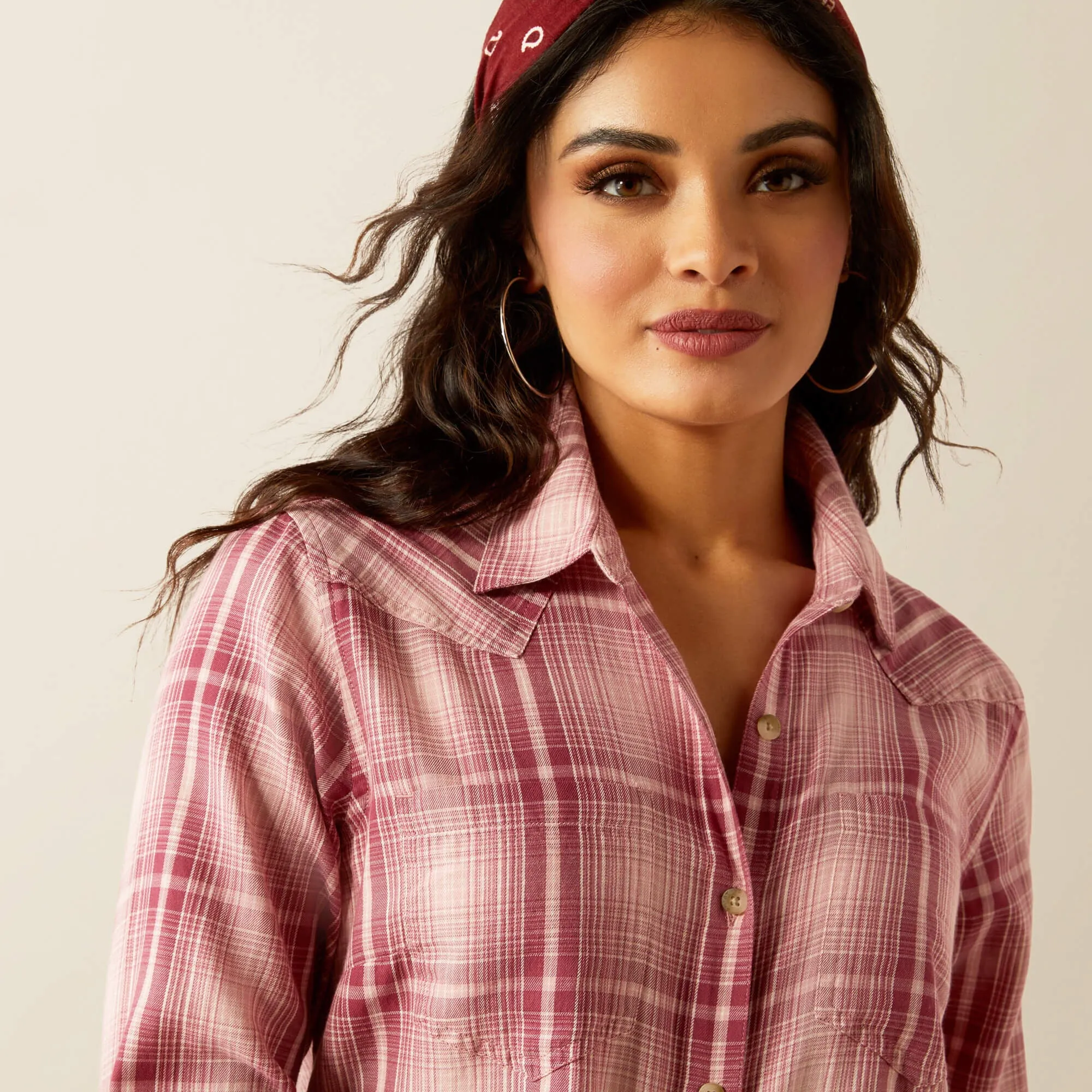 ARIAT Billie Jean Western Shirt - Womens - Delilah Plaid