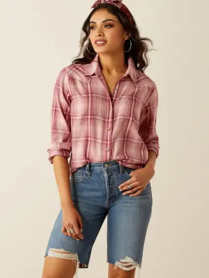 ARIAT Billie Jean Western Shirt - Womens - Delilah Plaid