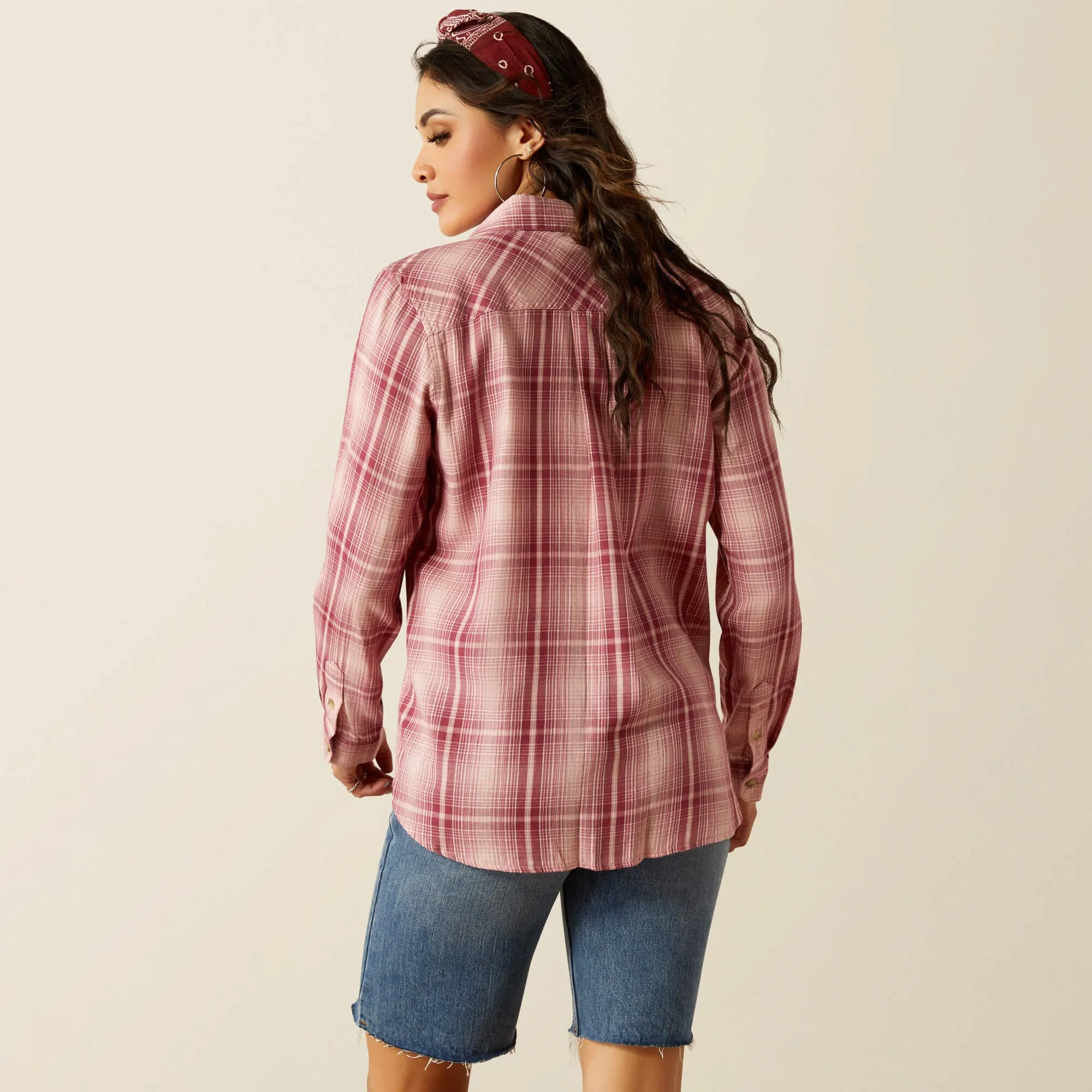 ARIAT Billie Jean Western Shirt - Womens - Delilah Plaid