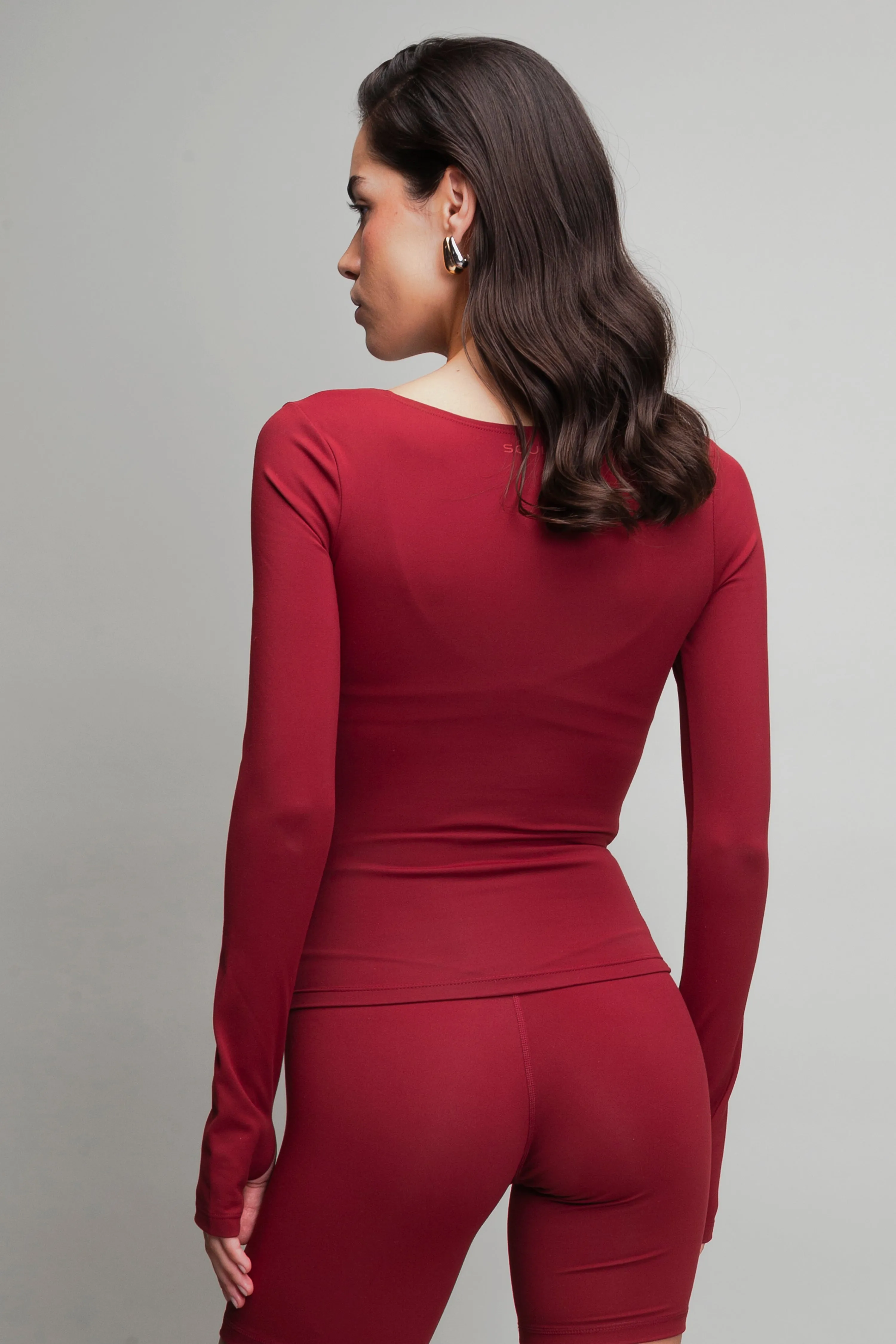 ASYMMETRICAL LONG SLEEVE TOP