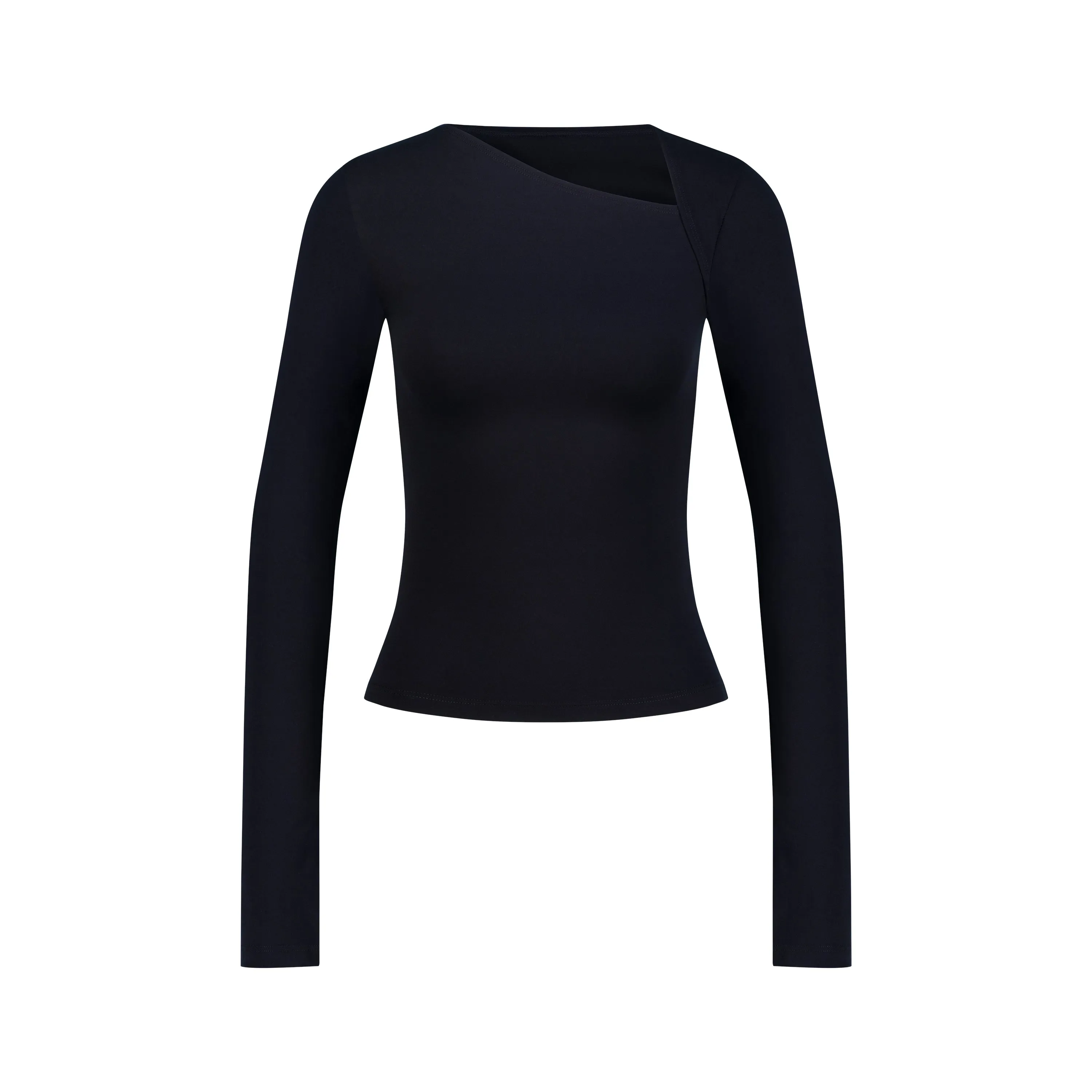 ASYMMETRICAL LONG SLEEVE TOP