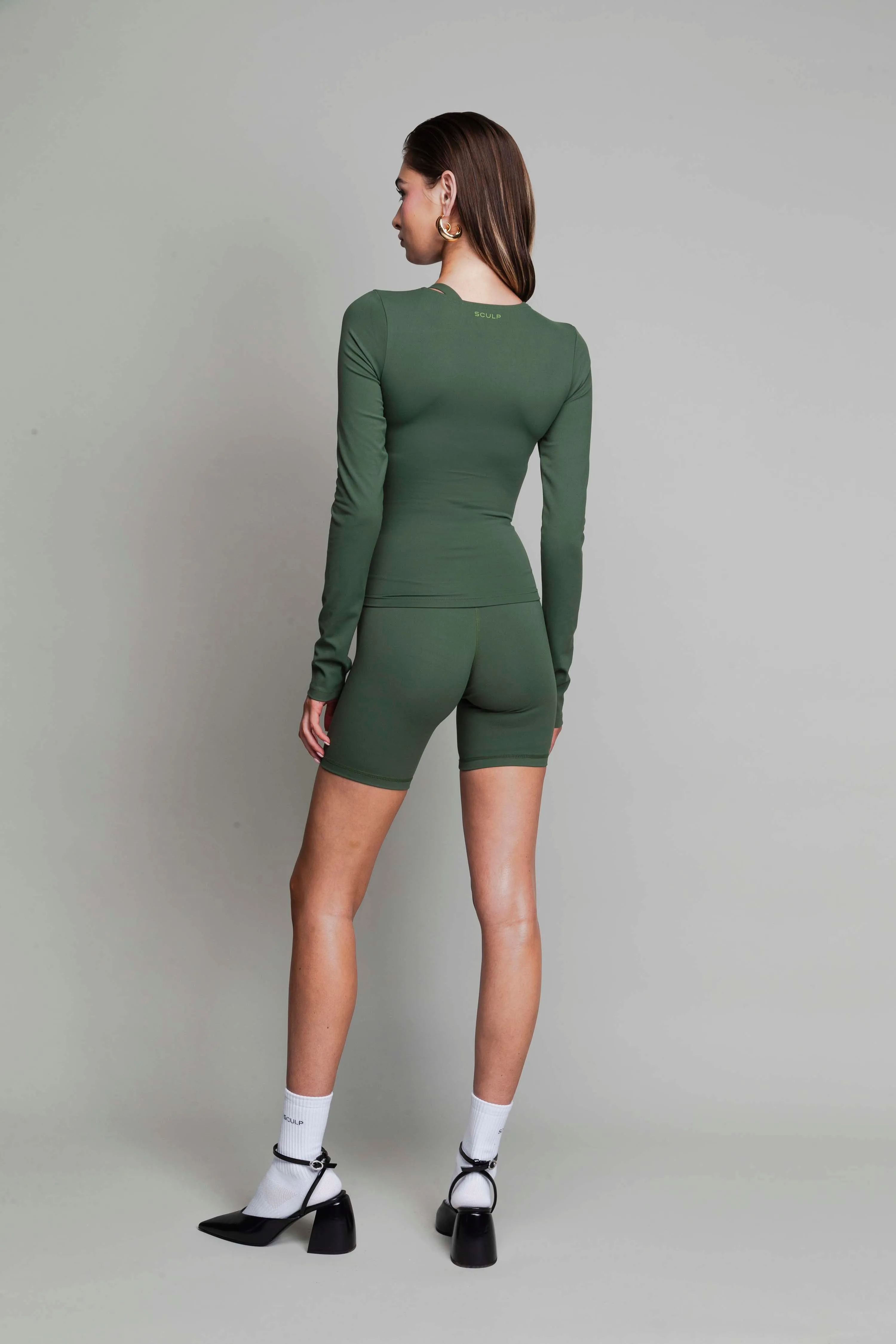 ASYMMETRICAL LONG SLEEVE TOP