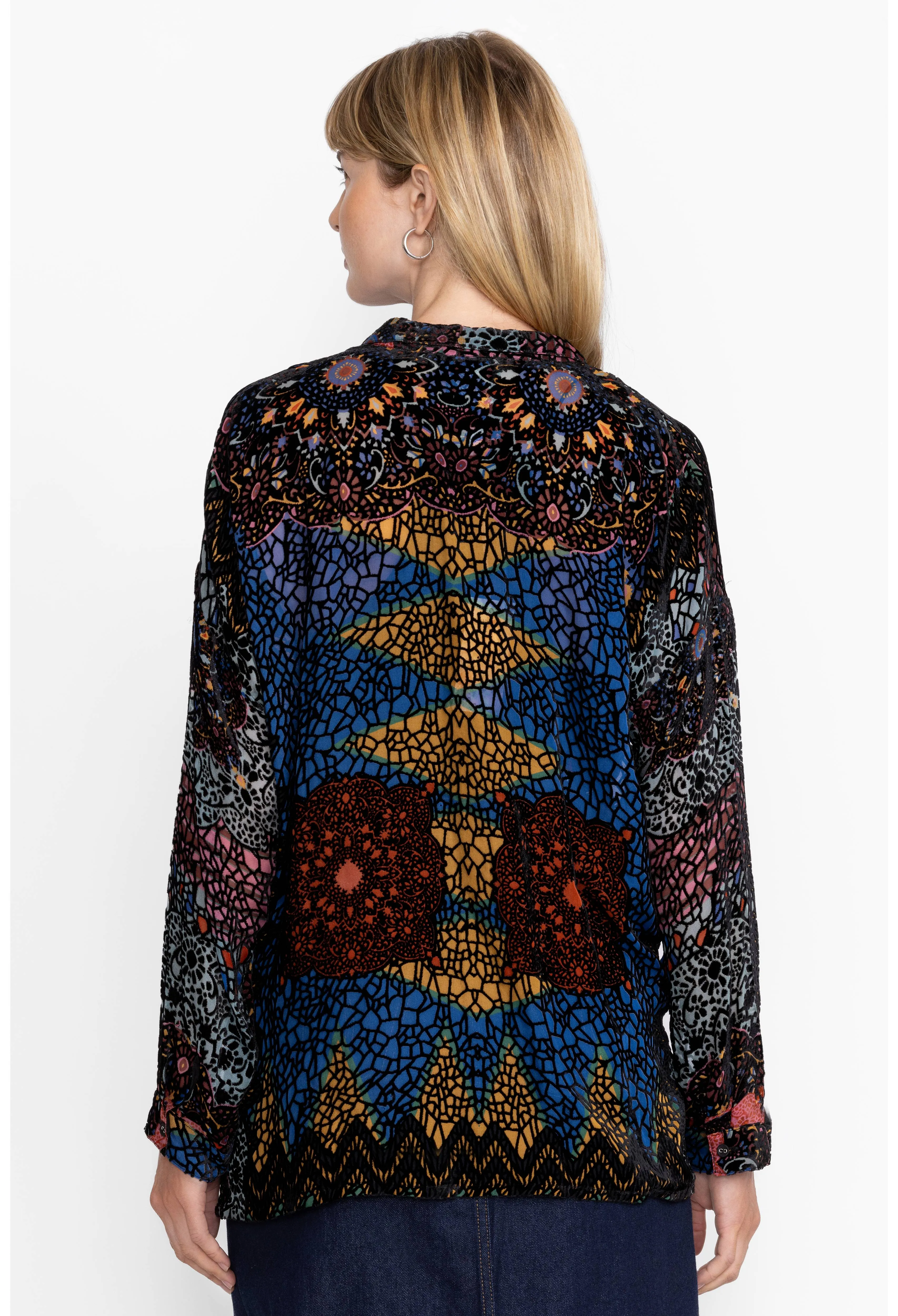 Audrey Oversized Burnout Shirt