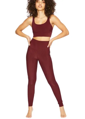 Ayla Leggings (Oxblood)