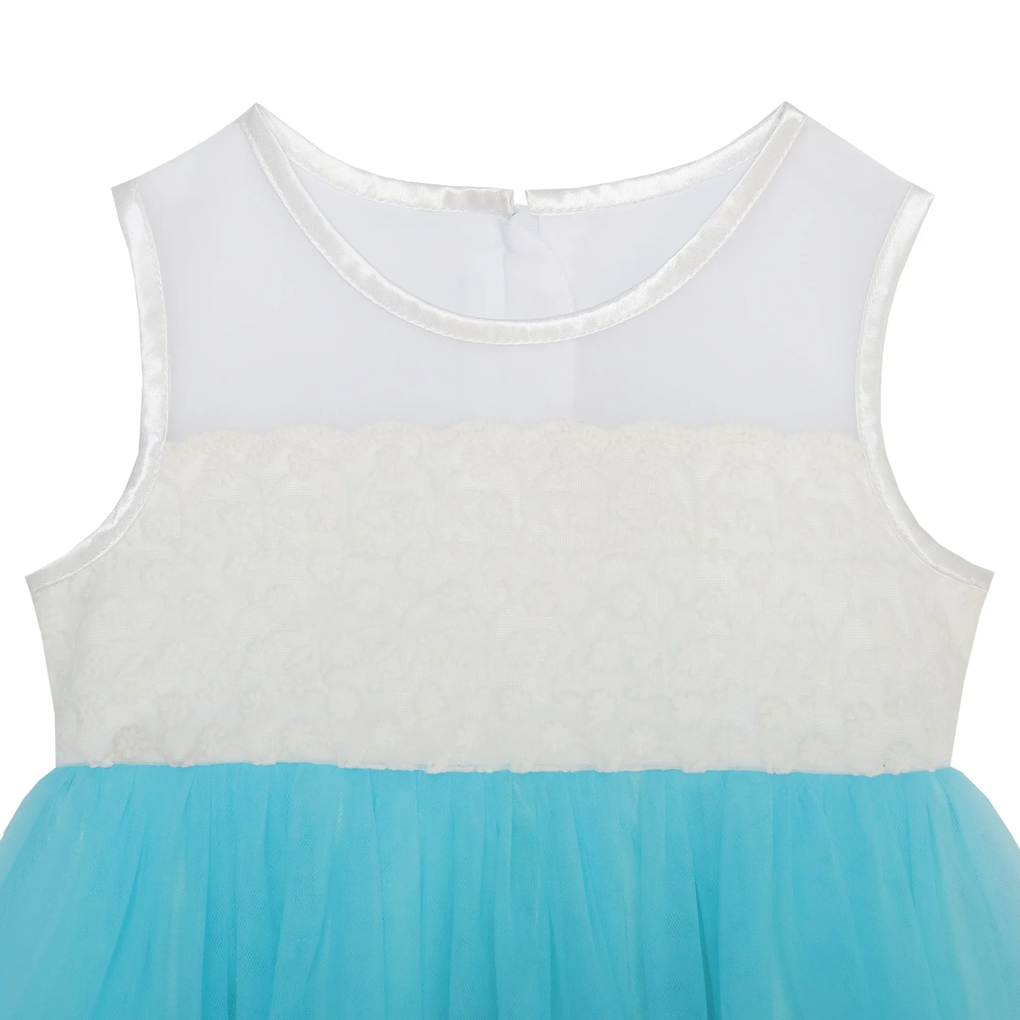 Baby Girls Dress Sparkling Lace Sequin Pageant Wedding Birthday Size 6M-5 Years