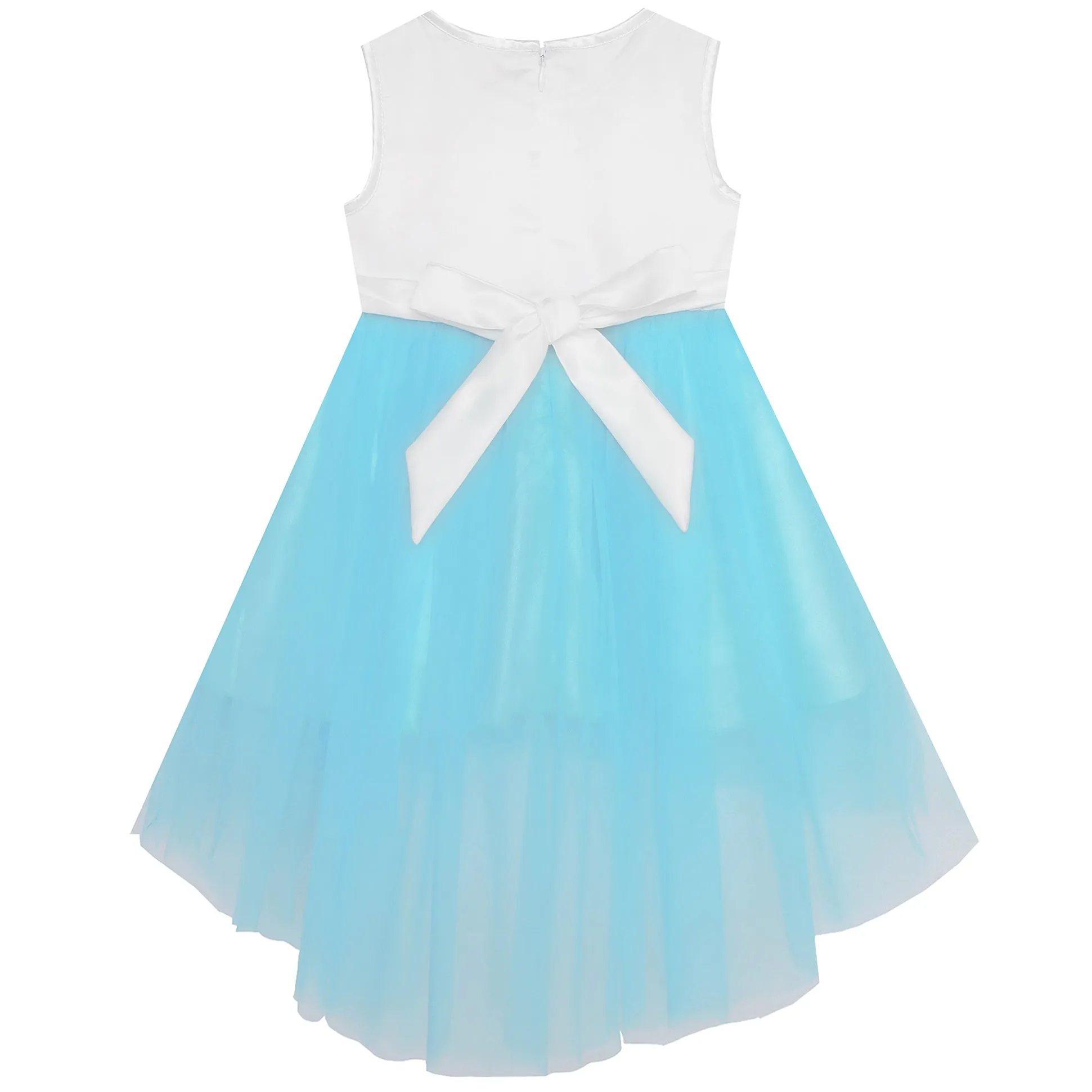 Baby Girls Dress Sparkling Lace Sequin Pageant Wedding Birthday Size 6M-5 Years