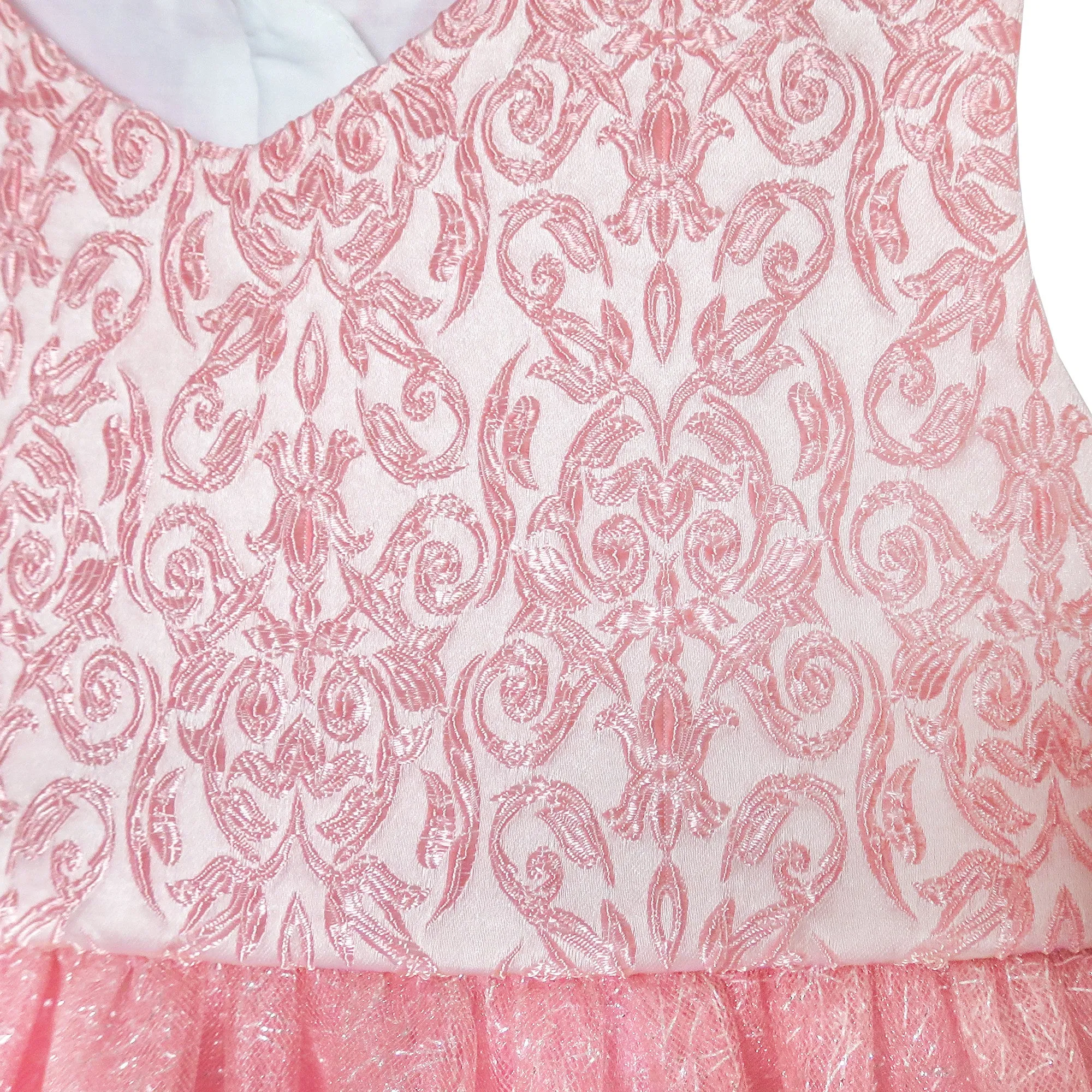 Baby Girls Dress Sparkling Lace Sequin Pageant Wedding Birthday Size 6M-5 Years