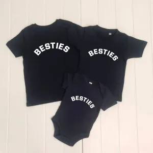 Besties Three Siblings Three T Shirt Set