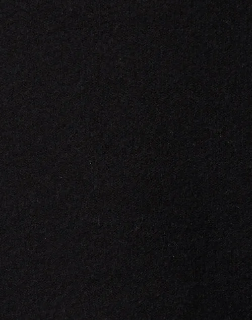 Black Boiled Cashmere Sweater