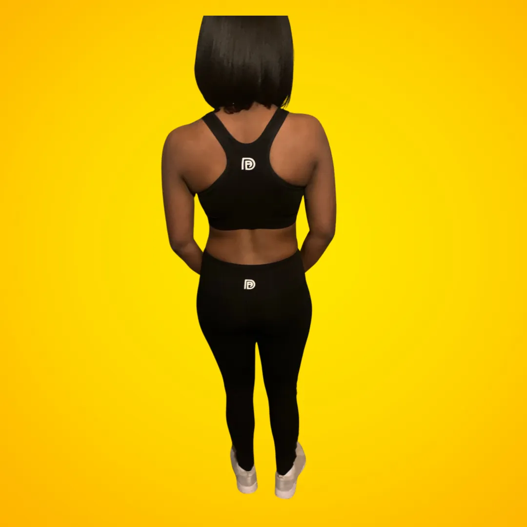 Black Cotton Leggings