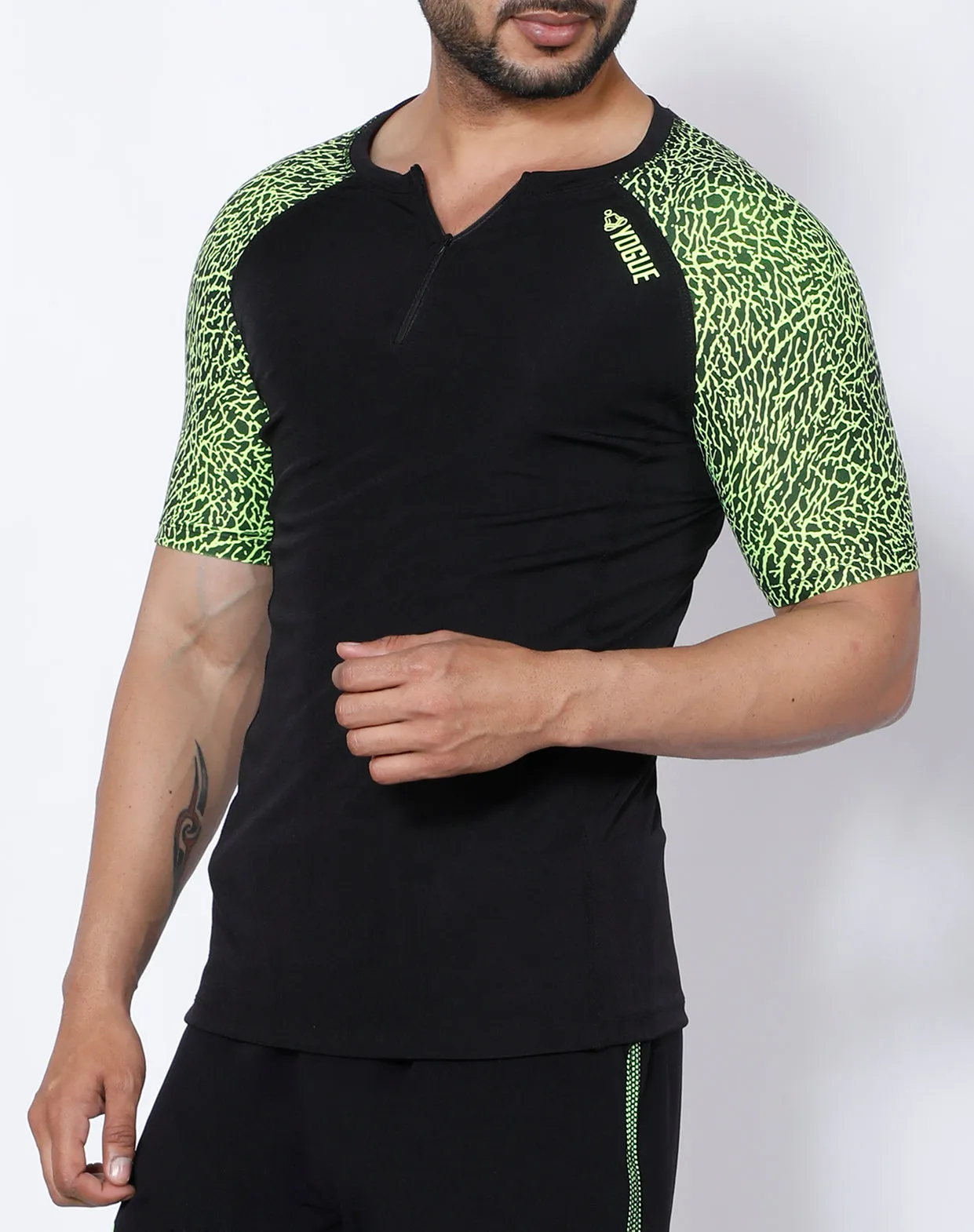 Black Neon Compression T-Shirt