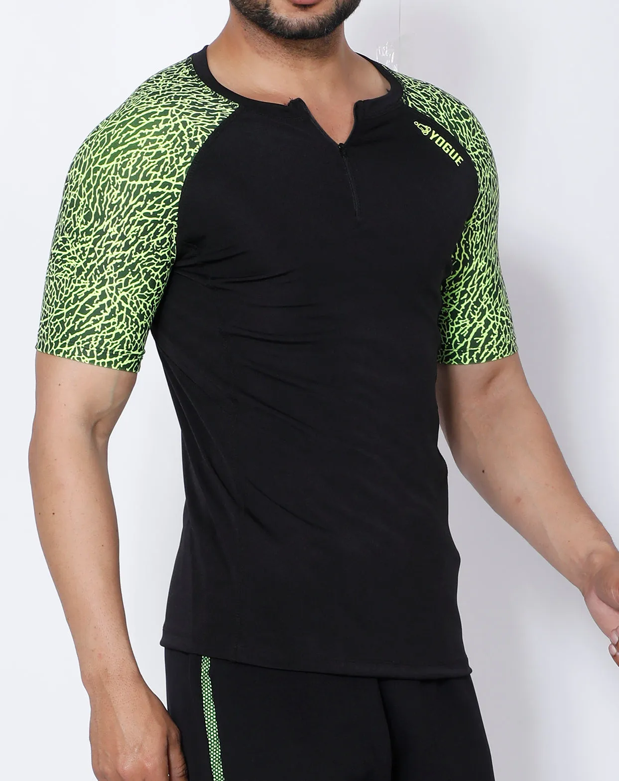 Black Neon Compression T-Shirt