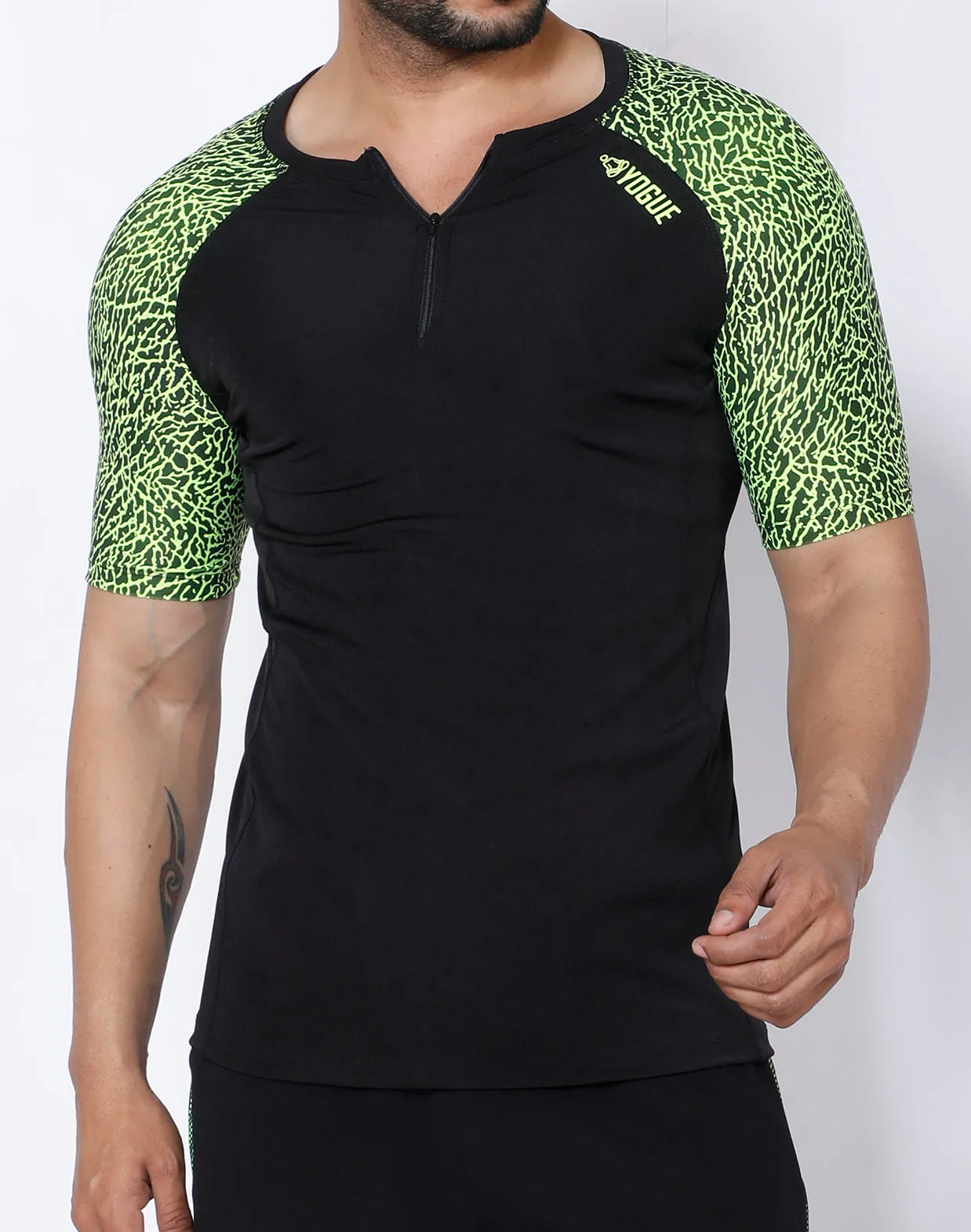 Black Neon Compression T-Shirt