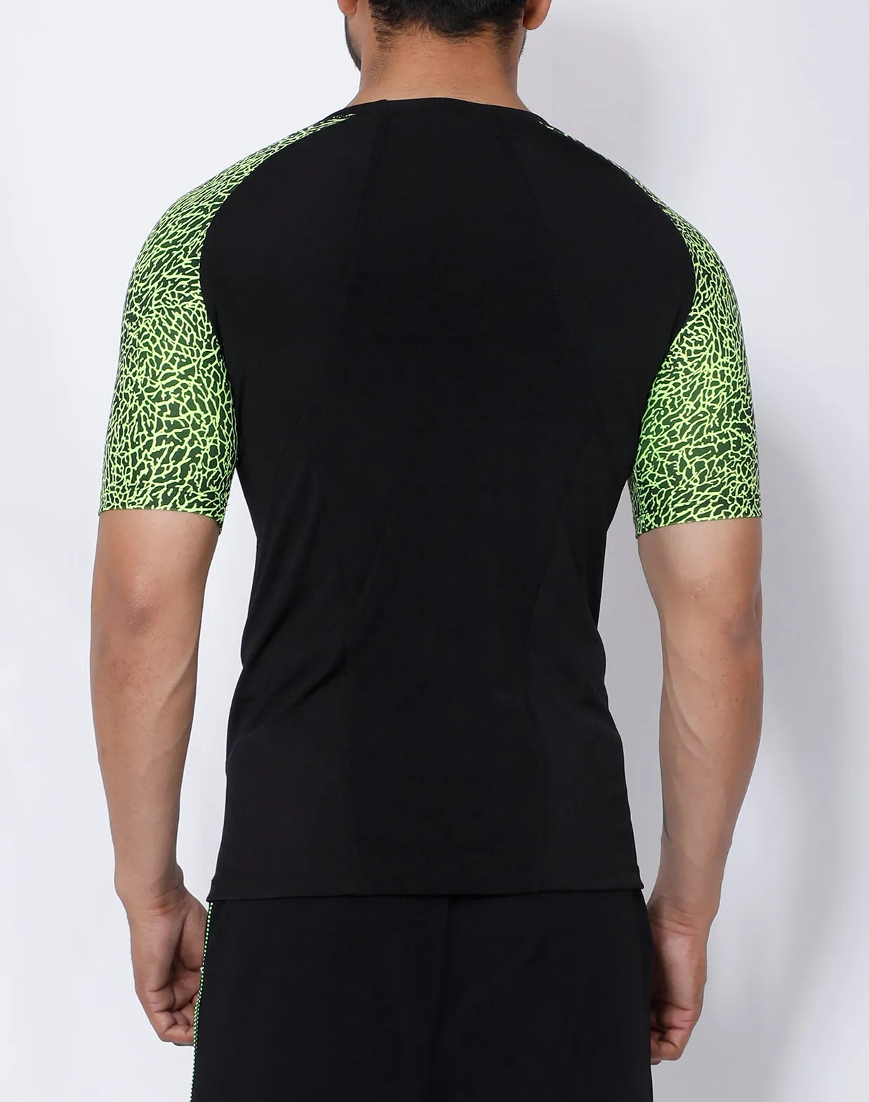 Black Neon Compression T-Shirt
