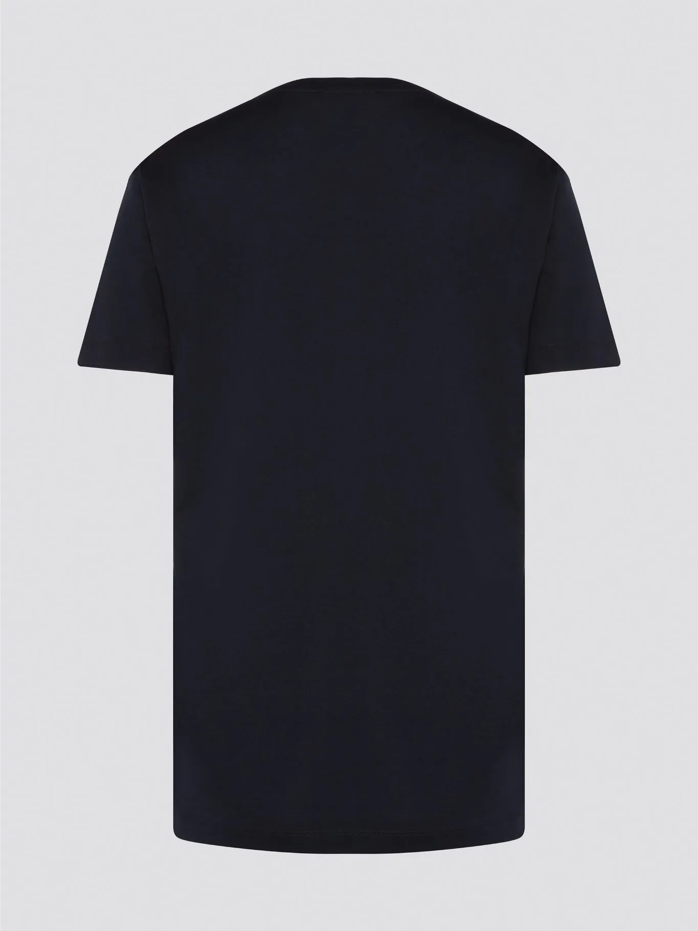 Black Statement Logo Print T-Shirt Dress