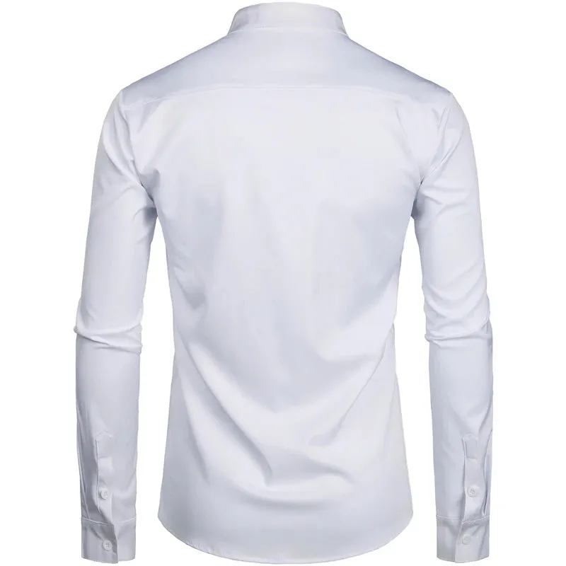 Blazing Collarless Dress Shirts
