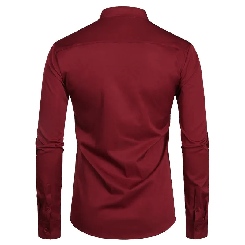 Blazing Collarless Dress Shirts