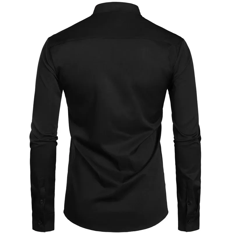 Blazing Collarless Dress Shirts