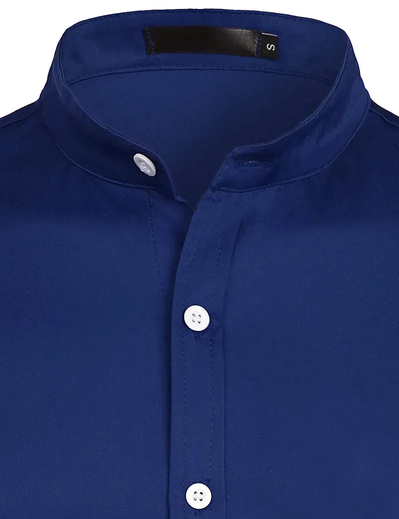 Blazing Collarless Dress Shirts