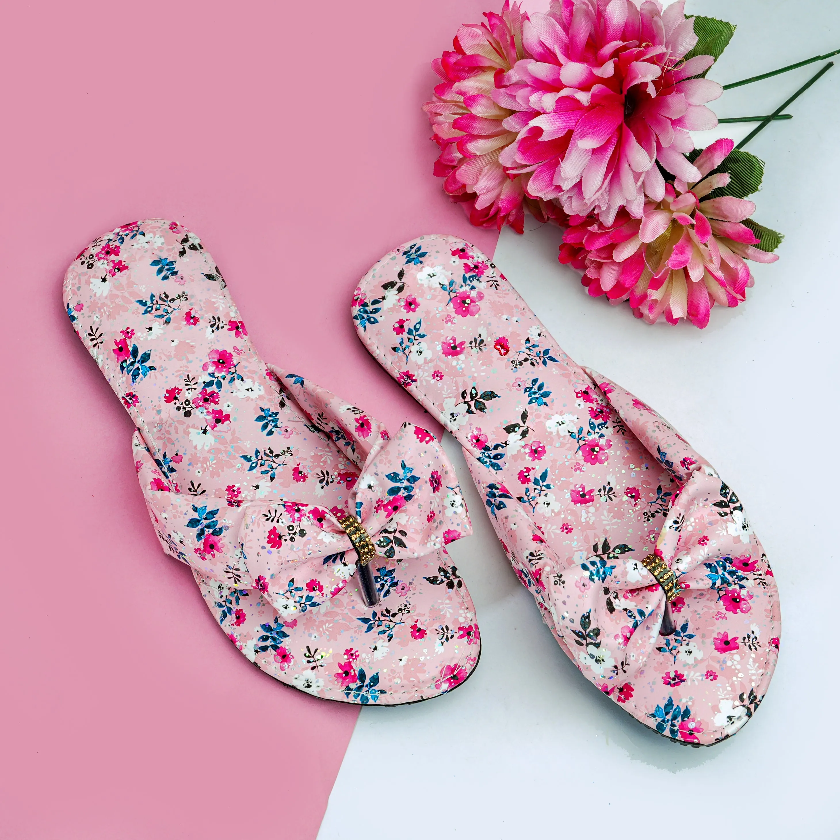 Blossom Bow Flat - Light Pink