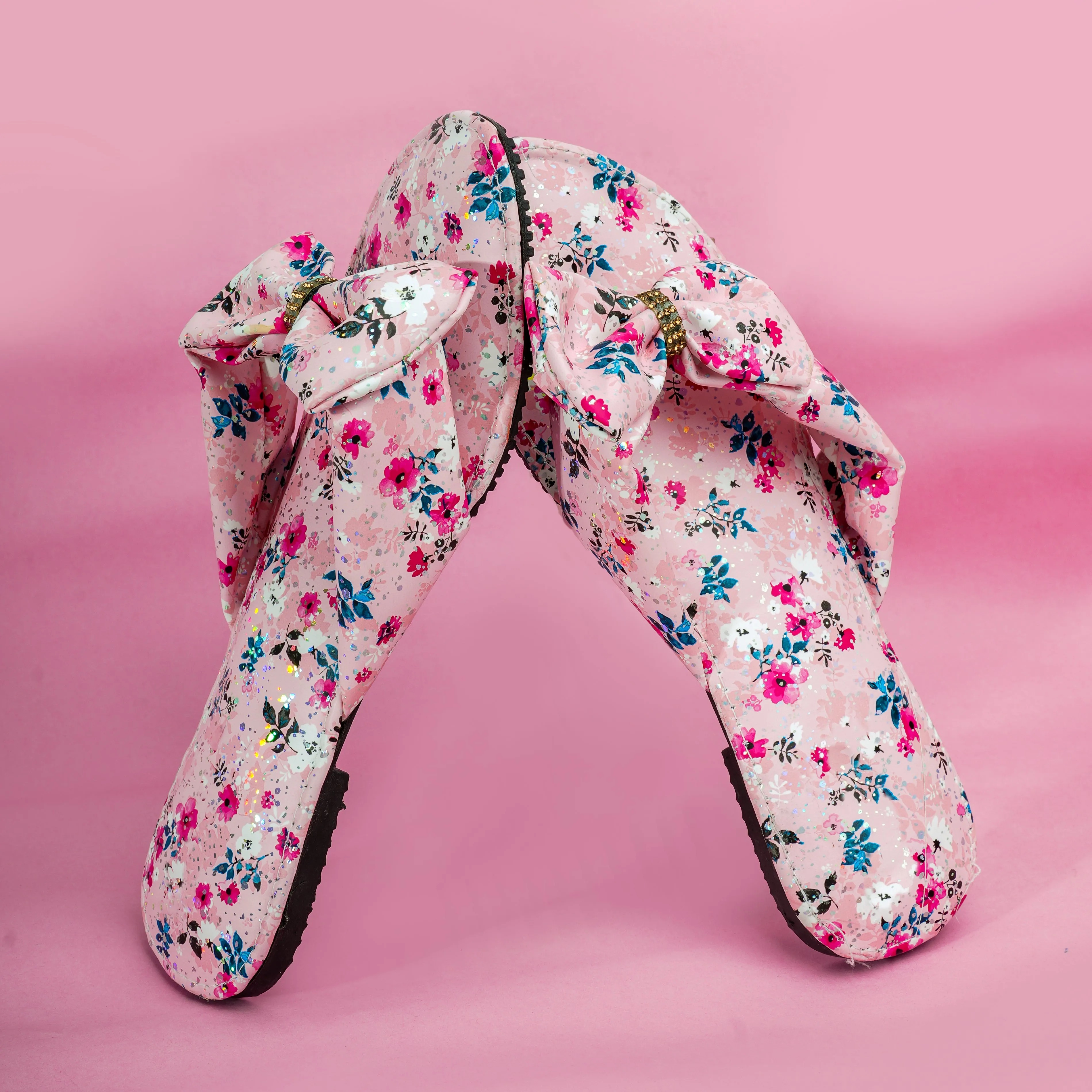 Blossom Bow Flat - Light Pink